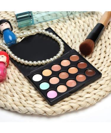 Professional Makeup Concealer Palette - 15 Colors Face & Eye Cream Contour - International Shipping Available - Buy Online on GoSupps.com