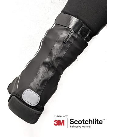 Salzmann 3M Waterproof Reflective Overshoes for Cyclists | Size 42-46 | Durable 3M Scotchlite Protection - Buy Online on GoSupps.com