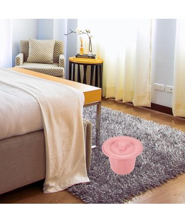 Buy Healvian Travel Potty - Portable Toilet & Urinal for Adults Kids & Pregnant Women | Pink Chamber Pot with Lid - Ideal for Travel & Home Use - Buy Online on GoSupps.com