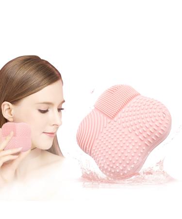 Facial Cleansing Brush Silicone  Sulela 3 IN1 Sonic Face Scrubber with Soft Heating Massage for Gentle Exfoliating  Massaging and Deep Cleansing