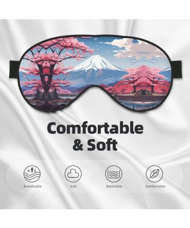 SSIMOO Japan Mount Fuji Sleep Mask - Adjustable Breathable & Fashionable Eye Mask for Comfortable Sleep | International Shipping - Buy Online on GoSupps.com
