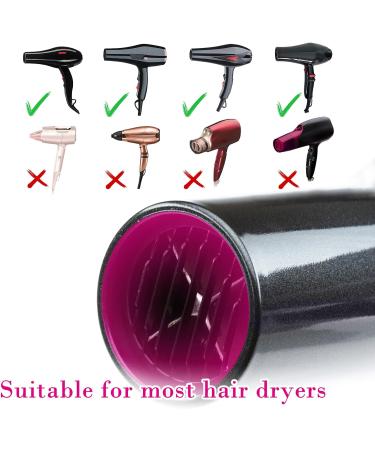 Talifoca Diffuser Hair Dryer | Universal Foldable Attachment for Perfect Curls & Waves | Silicone Diffuser for All Hair Types - Buy Online on GoSupps.com