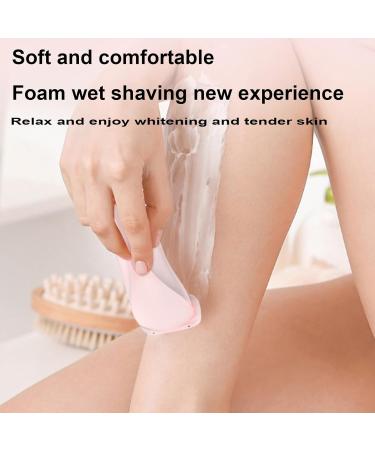 Duskofficial Razor Dusk Official Electric Razor Silk Glide Pro 2 in 1 Electric Waterproof Shaver Razors Bikini Trimmer for Women Wet and Dry Painless Hair Removal Removable Head (Pink) - Buy Online on GoSupps.com