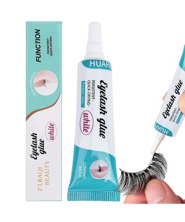 Eyelash Adhesive - Eyelash Glue Enhancers Lash Adhesive | Invisible Eyelashes Adhesive Waterproof Eyelash Glue Sensitive Eyes Lash Glue Eyelid Tape. white glue - Buy Online on GoSupps.com