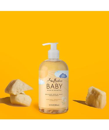 SheaMoisture Baby Wash & Shampoo with Raw Shea, Chamomile, Argan Oil - 13 oz - Buy Online on GoSupps.com