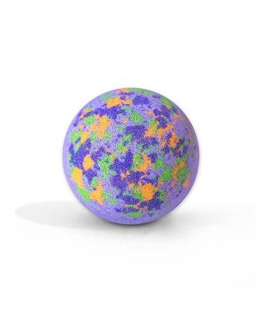 DA BOMB Tie Dye Purple Bath Bomb 7oz - Vibrant Multi-Colored Bath Fizzy - Buy Online on GoSupps.com