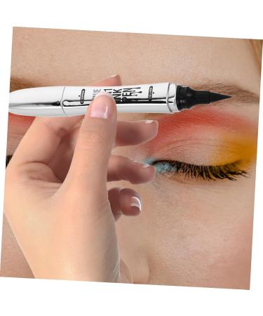  Vaguelly Vaguelly Liquid Eyebrow Pencil Eyeliner Pen 2-in-1 Waterproof Smudge-Proof Quick-Drying Eyebrow Pencil for Women Daily Makeup Black - Buy Online on GoSupps.com