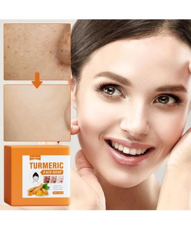 Turmeric Lightening Soap Turmeric Soap Spots Hyperpigmentation Smooth Skin Turmeric Facial Soap Turmeric Soap Bar for Deep Cleansing of the Face from Pw tools - Buy Online on GoSupps.com