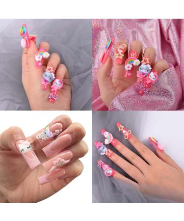 77 Pcs Hello Kitty 3D Nail Charms - Nail Art Decorations (Style 3) - Buy Online on GoSupps.com
