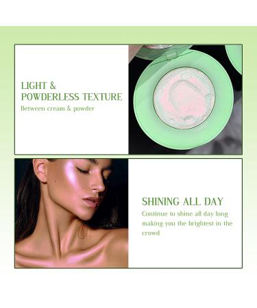 Face Highlighter Palette - Shimmer Lunar Glow Makeup for Cheeks & Eyes | Holographic Multichrome Illuminator - Buy Online on GoSupps.com