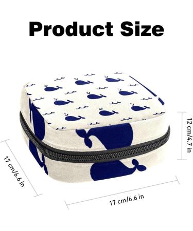 Whale Sanitary Napkin Storage Bag - Portable Period Pouch for Women & Girls (Multi-colored) - Buy Online on GoSupps.com