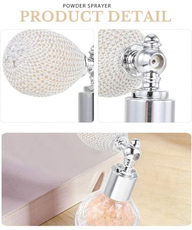 FRCOLOR 1pc Body Air Bag Powder Mist Spray Bottle for Hair Powder Face Sprayer Powder Bottle Bride The Face Golden 7x5.5cm - Buy Online on GoSupps.com