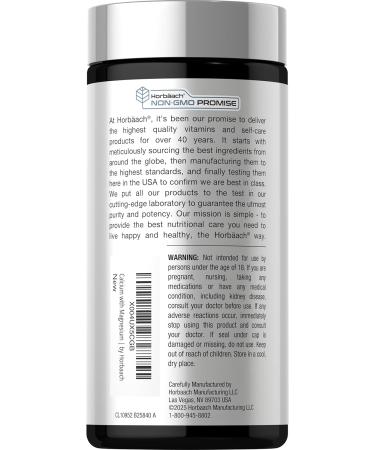Horb ach Calcium Magnesium D3 | 180 Coated Caplets | Supports Bone Density | Supplement for Men and Women | Vegan Non-GMO Gluten Free - Buy Online on GoSupps.com
