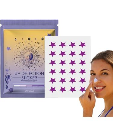  Dmuzsoih UV Sunscreen Stickers | 24 Sunscreen Application Reminder Stickers - Broad Spectrum SPF Dots Water Resistant Reapplication Reminders for Outdoor Camping Sports and Travel - Buy Online on GoSupps.com