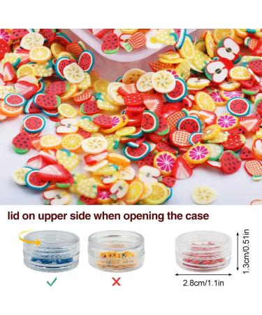36 Boxes of Fruit Manicure Slices lyfLux 36 Styles of DIY Nail Stick 3D Soft Pottery Resin Production Lip Gloss Mobile Phone Wallet and Decorations (Fruit Animal Cartoon) - Buy Online on GoSupps.com