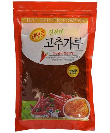 Premium Korean Red Pepper Coarse Powder, 1 Pound 1 Pound (Pack of 1)