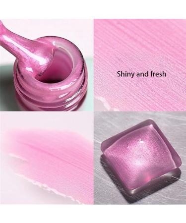 Pearl Nail Polish - Pink Mermaid Nail Polish - Pearlescent Shell Glitter Pink Shimmer Nail Polish - Polarized Glitter Nail Polish - Manicure at Home DIY Quick Dry Type No UV Needed pearl pink - Buy Online on GoSupps.com