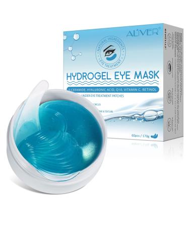 60-part collagen under the eye flaps eye gel pads treatment for reducing dark circles brightening of wrinkles anti-aging moisturizing fine lines tear bags