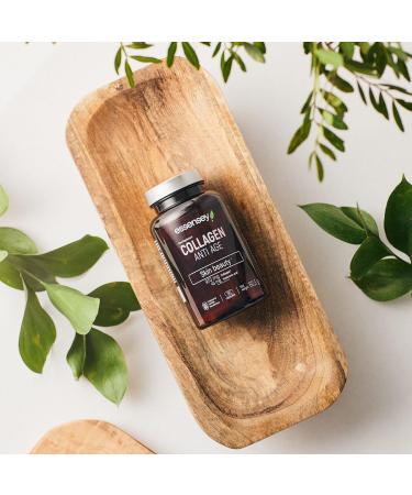  ESSENSEY ESSENSEY - Collagen | 970 mg per recommended daily dose | 90 capsules | 45 mg of hyaluronic acid per recommended daily dose | Type I SOLUGEL Collagen | 45 daily doses | Easy to - Buy Online on GoSupps.com