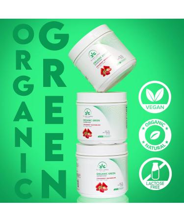Organic Green Superfood Powder - Strawberry Watermelon Flavor for Detox & Energy Boost (30 Servings) - Buy Online on GoSupps.com