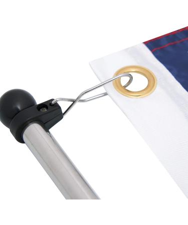 NORTHGEAR Boat Flag Pole with 18 x 12 American Flag - Universal Mount for Small and Medium Boats | U.S. Patriotic Outdoor Decor - Water and Weather Resistant | Heavy-Duty Clamp 18 Inches Pole - Buy Online on GoSupps.com