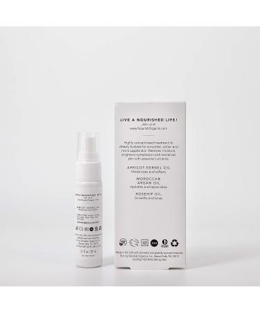 Nourish Organic Apricot & Argan Hydrating Face Serum - 0.7oz | GMO-Free, Cruelty-Free, 100% Vegan - Buy Online on GoSupps.com