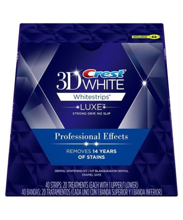 Crest 3D Whitestrips Professional Effects - Enamel Safe - 20 ct, 2 pk - Buy Online on GoSupps.com