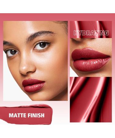  Beliky Girl Super Gloss Matte Lipstick Super Moisturizing Colorful Lip Balm Ultra Rich Color Natural Gloss Finish for Dry Lips #06 - Buy Online on GoSupps.com