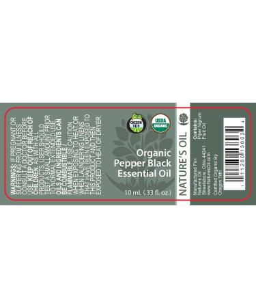 Best Pepper Black Essential Oil Pure Certified Organic Therapeutic Grade 10ml - Buy Online on GoSupps.com