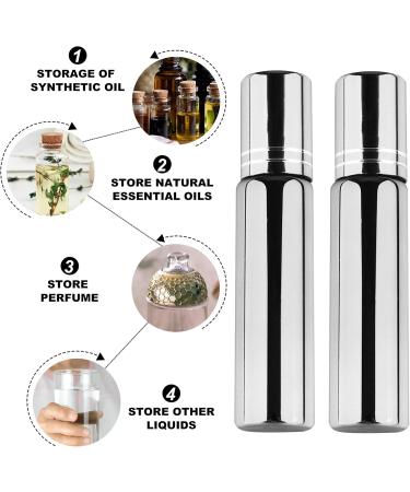 Beaupretty Terrarium Essential Oil Roller Bottles 8 & 10ml - Refillable Glass Perfume Roll-On with Stainless Steel Balls for Travel & Massage - Buy Online on GoSupps.com