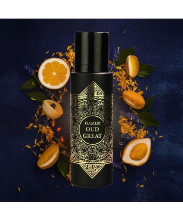 Hamidi OUD GREAT Water Perfumes for Women & Men Long-Lasting Perfume 30ML (1.01 OZ) Invigorating Unisex perfume Elevate Your Senses With This Glorious Fresh Floral Scent - Buy Online on GoSupps.com