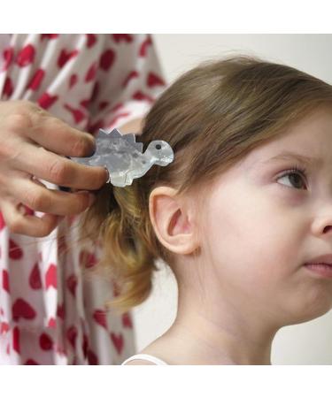 Acrylic Dinosaur Hair Clip | Funny Dinosaurs Hair Clips Headdress Styling Tools Strong Hold Hair Accessories Nonslip Acrylic For Any Hair Type And Style Gray - Buy Online on GoSupps.com