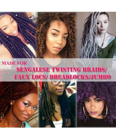 BLUPLE Brazilian Wool Hair Roll - Black Acrylic Yarn for African Hair Braiding and Twisting | Jumbo Braids/Crochet Faux Locs/Dreadlocks - 1 Roll (Pack of 1) - Buy Online on GoSupps.com