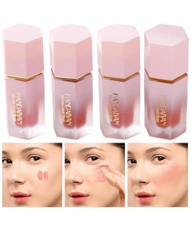 Cream Soft Cream Makeup | Face Cosmetic Product for Light Long-Wearing Smudge Proof Natural-Looking Dewy Finish Fanelod Set a