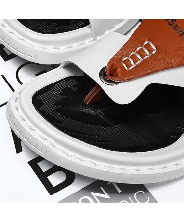Men's Clip Toe Bunion Corrector Sandals - Brown, Size 6.5 | Non-Slip, Toe Separating, Comfortable Beach Walking Shoes for Bunion Pain Relief - Buy Online on GoSupps.com