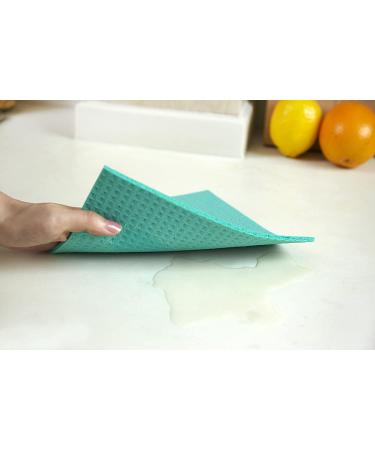 Full Circle Reusable Cellulose Sponge Cloths - 3 Pack, Multicolor Eco-Friendly Cleaning Cloths - Buy Online on GoSupps.com