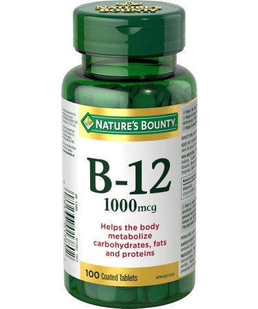 Nature's Bounty Vitamin D3 (1000IU 500 Softgels) and Vitamin B12 (1000mcg 100 Tablets) Bundle - Buy Online on GoSupps.com