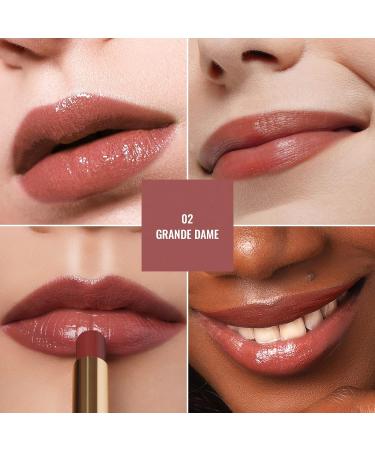 Oulac 2-in-1 Lipstick & Lip Balm - Juicy Shiny Lip Care for Smooth Hydrated Lips | Vegan Plummy Terracotta - Buy Online on GoSupps.com