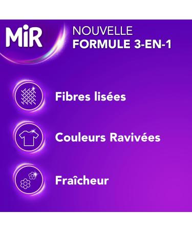Mir Hand & Machine Color Liquid Laundry Detergent Unique Formula 3-in-1 1.35L - Buy Online on GoSupps.com