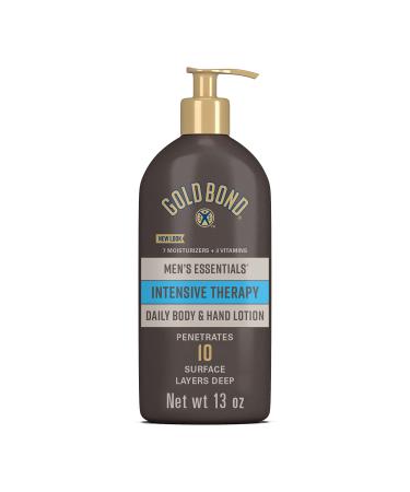 Gold Bond Men's Essentials Hydrating Lotion 13 oz.  Intensive Therapy for Extra Dry Skin