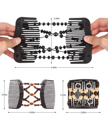 Ulikey 6-Piece Pearl Hair Clips | Magic Comb & DIY Hair Styling Tools for Women & Girls - Stretchy Double Clips & Accessories - Buy Online on GoSupps.com