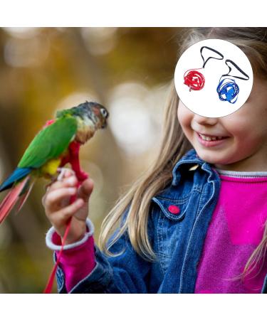 2pcs Harness Adjustable Bird Blue Leash Conure Lovely Traction Wing Training Conical with Pet for S Assorted Color - Buy Online on GoSupps.com