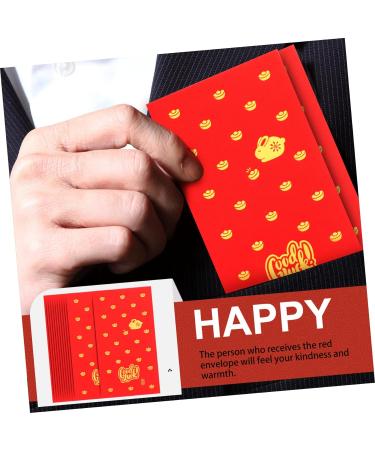 EXCEART 36 Pcs Year of The Rabbit Red Envelope Bag Lunar New Year Gifts Red Wallet New Year Money Bag 2023 Hong Bao Envelopes for Lunar New Year Red Purse Cartoon 12pcs Red Paper - Buy Online on GoSupps.com