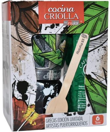 El Pantry Limited Edition Puerto Rican Artists Coffee Maker Bundle (El Coqui Cafe Lareno) El Coqui Cafe Lareno - Buy Online on GoSupps.com