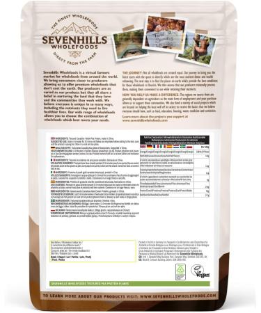 Sevenhills Wholefoods Textured Pea Protein Flakes (70%) - Vegan Meat Substitute 200g - Buy Online on GoSupps.com