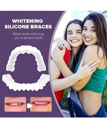 2 Pairs Smile Supporter Quickly Restore self-Confidence Smile Adjustable Comfort Unisex (Upper and Lower Braces) - Buy Online on GoSupps.com