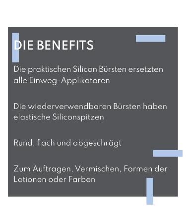 Eye Manufakture Eyebrow Brushes Trio - Silicone Flat & Sloping Brushes for Perfect Application of Lotions & Colors | Ideal for Brow Lift - Buy Online on GoSupps.com