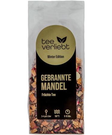 Teeverliebt - Winter Edition Burnt Almond Fruit Tea 100 g | Loose Fruit Tea | Delicious Tea Mix Ideal as a Gift for Christmas - Buy Online on GoSupps.com