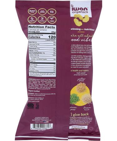 IWON Organics - family Size Caramelized Onion Protein Puffs - 12 X 142g 12 Count - Buy Online on GoSupps.com