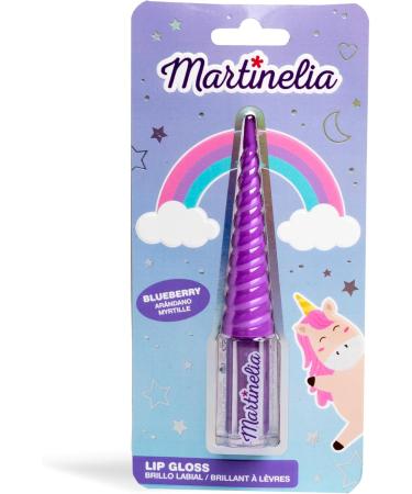 MARTINELIA - Unicorn Gloss For Kids - Flavored Lip Gloss For Girls - Non-Toxic Kids Makeup - Random Strawberry or Blueberry Model - 1 unit - Buy Online on GoSupps.com